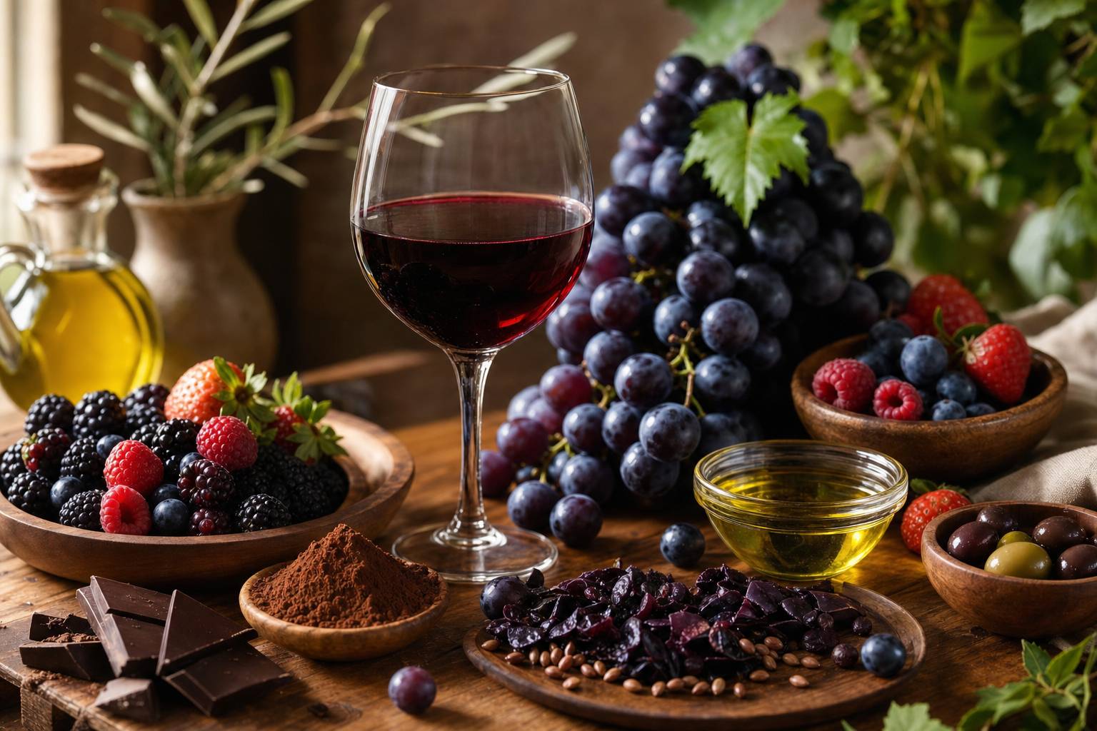 Polifenoles del vino tinto: qué son y cómo se relacionan con el bienestar Polifenoles del vino tinto: qué son y cómo se relacionan con el bienestar